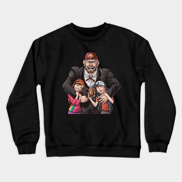 Gravity Falls Crewneck Sweatshirt by Gustavomeloart